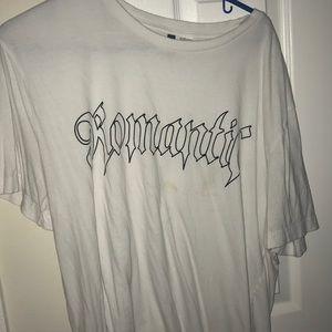 "romantic" t shirt